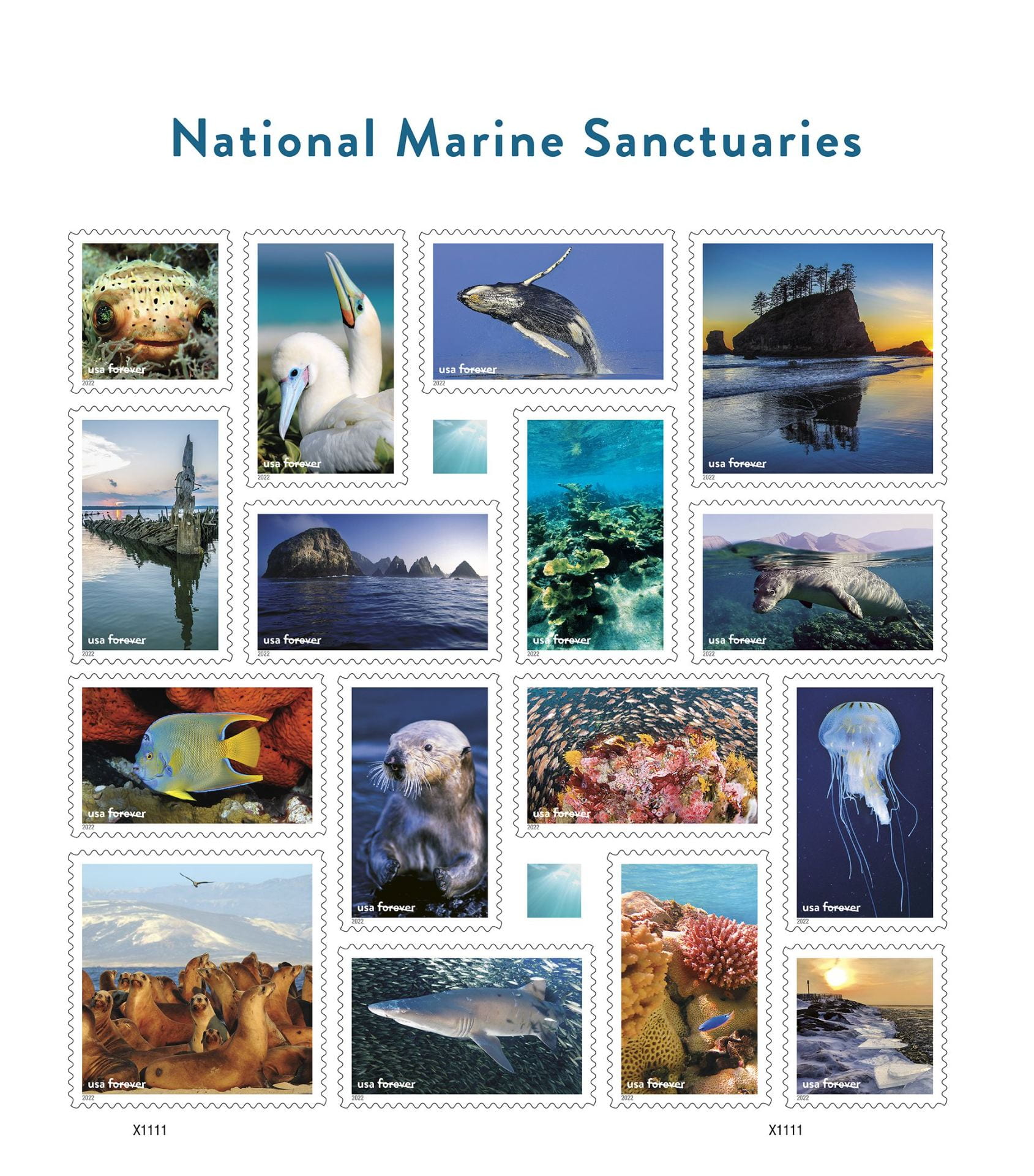 National Marine Sanctuaries Forever Stamps